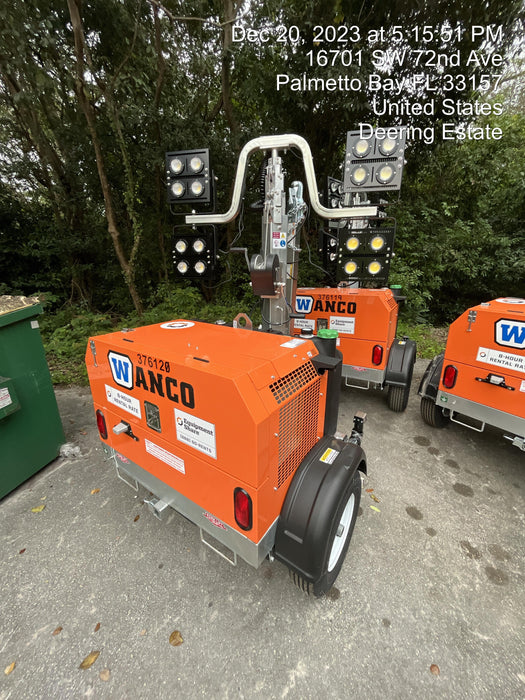 2023 Wanco WLTT-4MM4K Diesel, Deep Sea Controller, Shore Power Plug, Auto Start, (4) 350W LED Floodlights, 4kW Generator, 60 Gal Fuel Tank, 2" Ball, T3