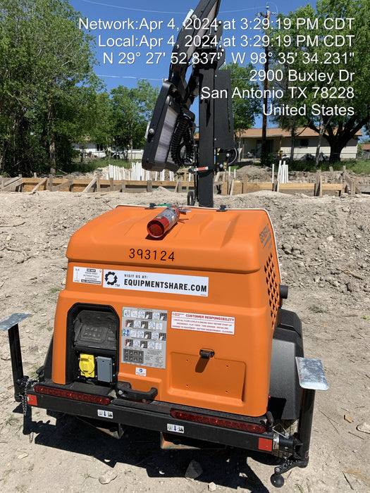 2024 Generac MLT2 Diesel, Flex Switch 120V Input, Powerzone Controller, 
(4) 320W LED Lights, 4kW Generator, 39.9 Gal Fuel Tank, 2" Ball, T3