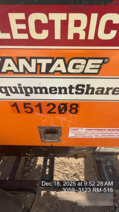 2021 Lincoln Electric Vantage 322 Vantage 322 Ready Pak 3 w/ Telematics & Decals, ORANGE (includes trailer, cable rack, fender light kit)
