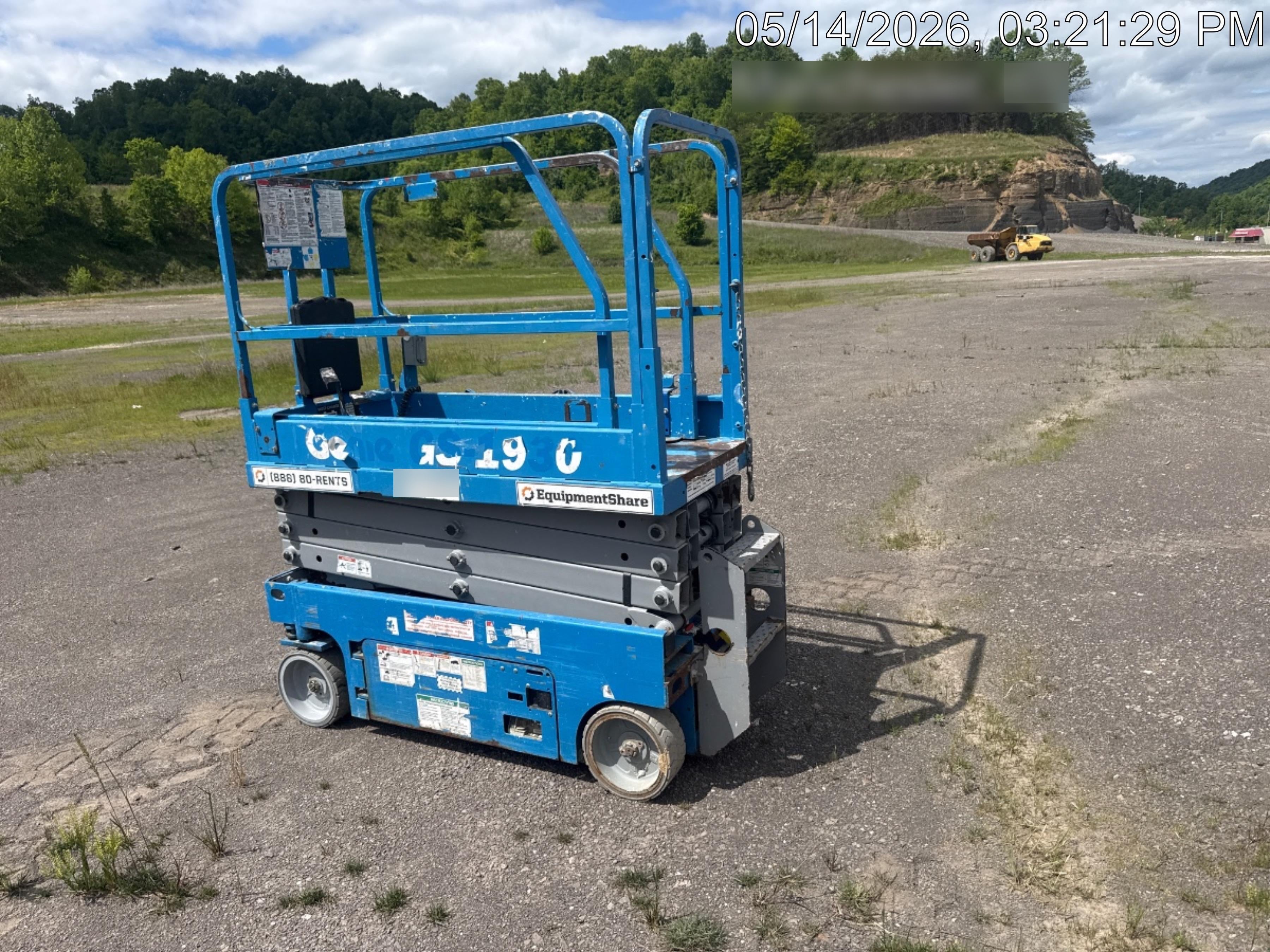 2016 Genie GS-1930 Standard Rental Specs