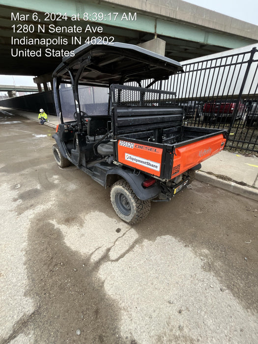 2022 Kubota RTV-X1140W-H Plastic Canopy, Windshield Acrylic Clear, LED Strobe Light, Wire Harness Kit, Back up Alarm