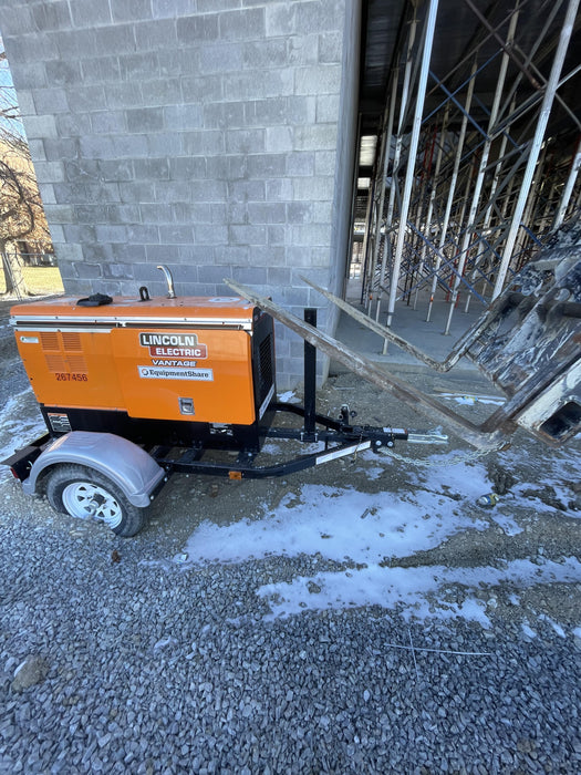 2022 Lincoln Electric LE400 Kubota V1505, Trlr, Cable Rack, Light Kit, ES Decals, T3