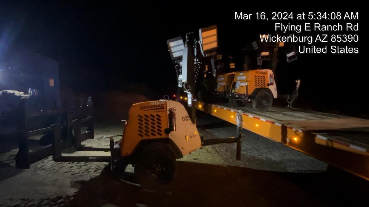 2023 Generac MLT2 Diesel, Flex Switch 120V Input, Powerzone Controller, (4) 320W LED Lights, 4kW Generator, 39.9 Gal Fuel Tank, 2" Ball, T3