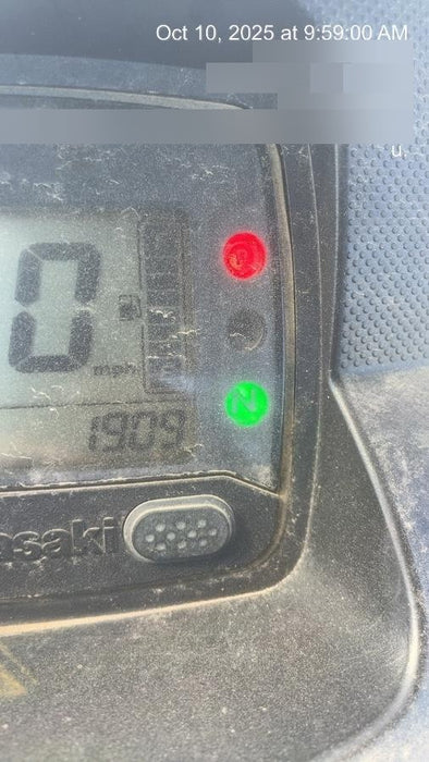 2019 Kawasaki Mule PRO-DXT Standard Options, Backup Alarm, Beacon, Plastic Hard Top, Poly Windshield, Horn Kit