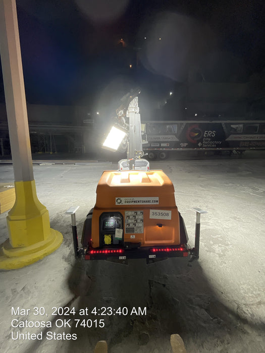 2023 Generac MLT2 Diesel, Flex Switch 120V Input, Powerzone Controller, (4) 320W LED Lights, 4kW Generator, 39.9 Gal Fuel Tank, 2" Ball, T3