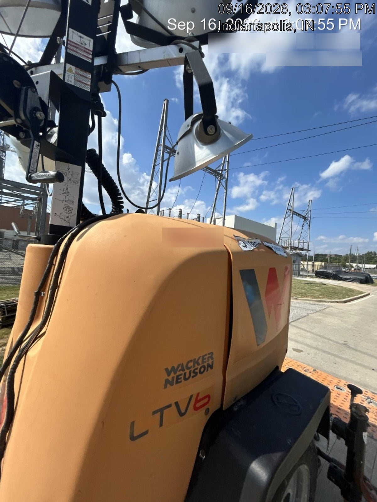 Wacker Neuson LTV6K Ball 2/Pintle 2.5 Combo Hitch Kubota Cold Weather D1X05 Kubota Engine Block Heater D1X05 Telematics EQ SH Kubota