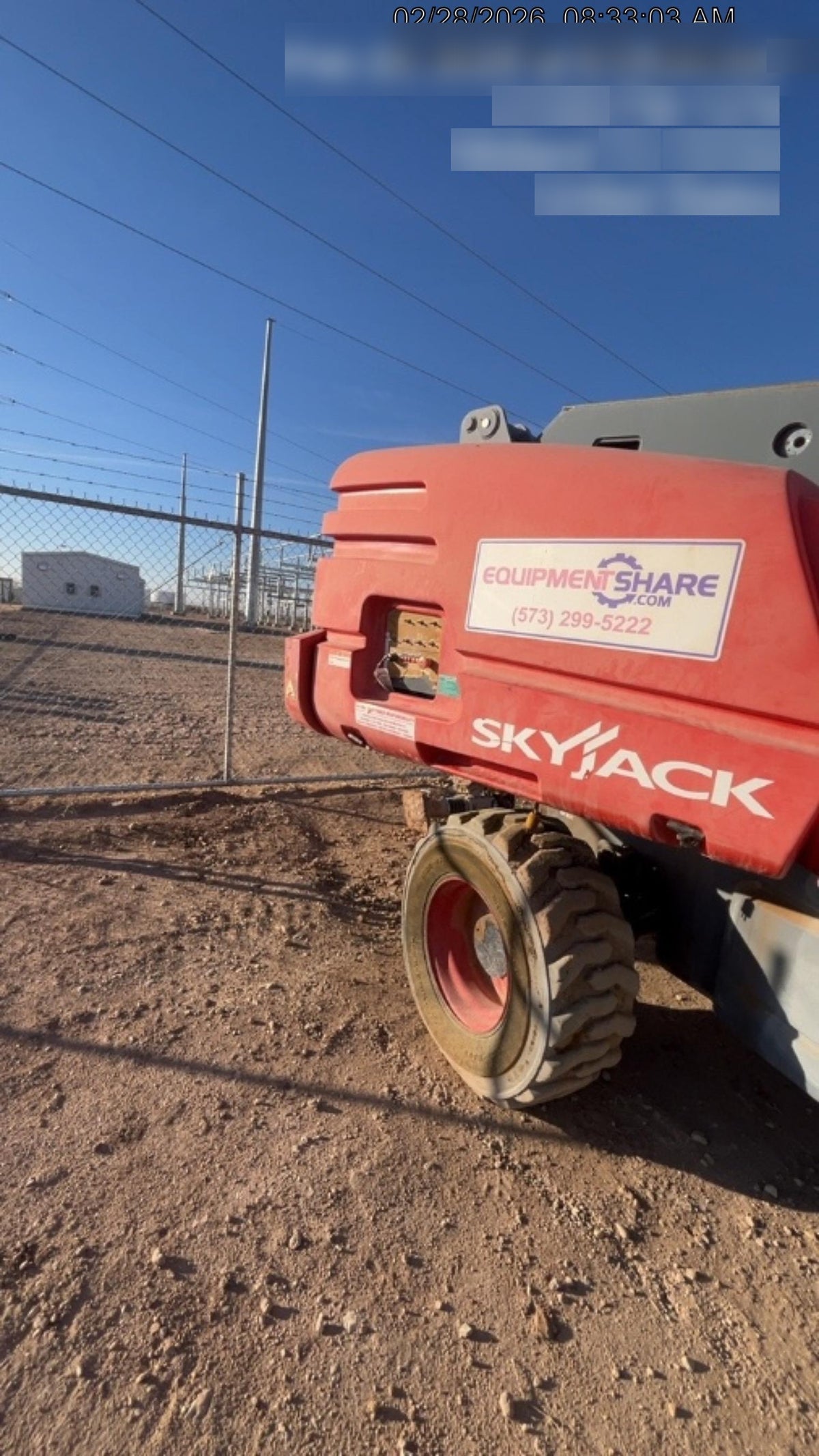 2016 SKYJACK SJ66T
