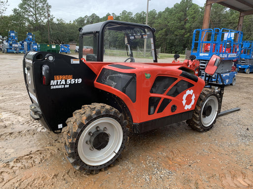 2020 Manitou MTA5519 Canopy, Solid Tires, Work Lights, Beacon, Aux Hydraulics, Back up Alarm, Mirrors, ES Keypad