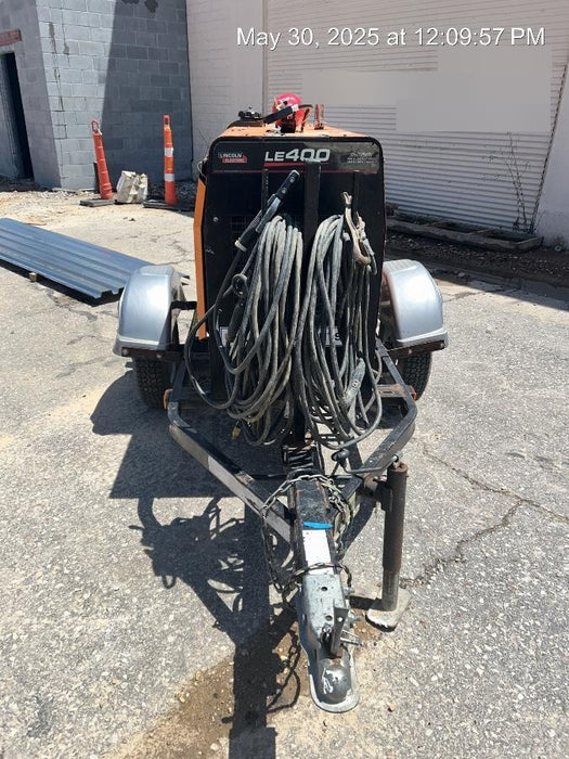 2022 Lincoln Electric LE400 Kubota V1505, Trlr, Cable Rack, Light Kit, ES Decals, T3