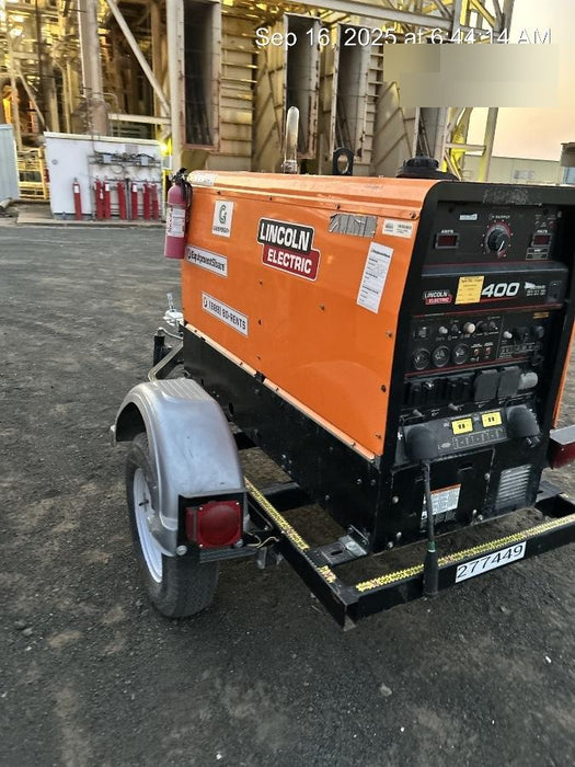 2022 Lincoln Electric LE400 Kubota V1505, Trlr, Cable Rack, Light Kit, ES Decals, T3