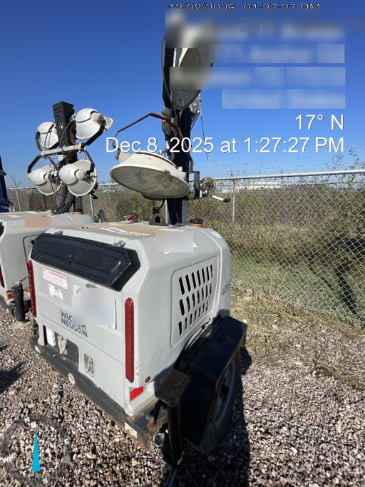 2019 Wacker Neuson LTV6L-MH Wacker Neuson LTV6L Mobile Light Tower w/Fuel Level Sensor Installed