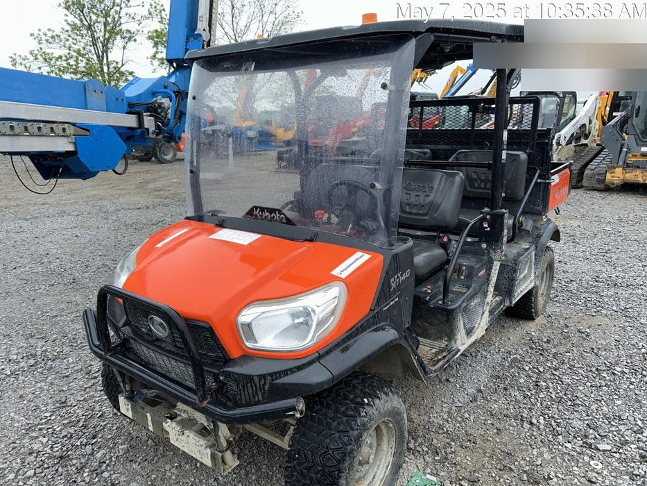 2021 Kubota RTV-X1140W-H Plastic Canopy, Windshield Acrylic Clear, LED Strobe Light, Wire Harness Kit, Back up Alarm