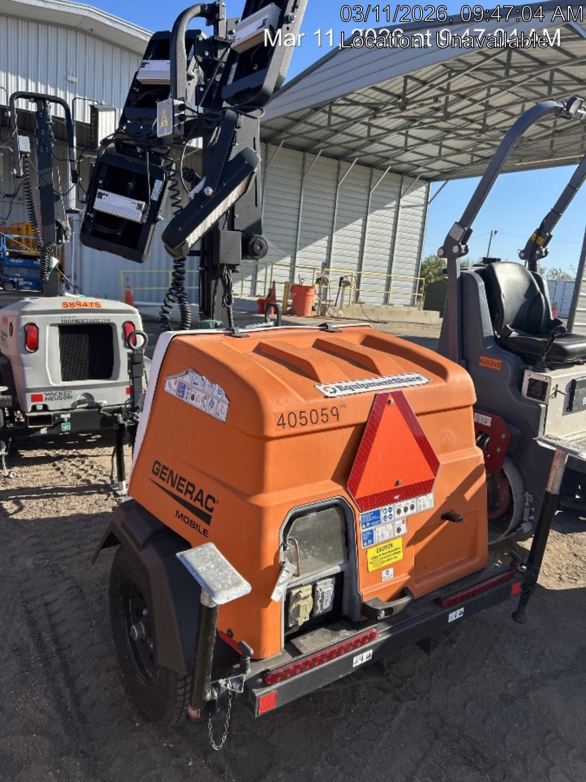 2024 Generac MLT6SKDS-STD4 ELEC WINCH Diesel, Electric Winch Mast, Powerzone Controller, (4) 320W LED Lights, 4kW Generator, 39.9 Gal Fuel Tank, 2" Ball, T3