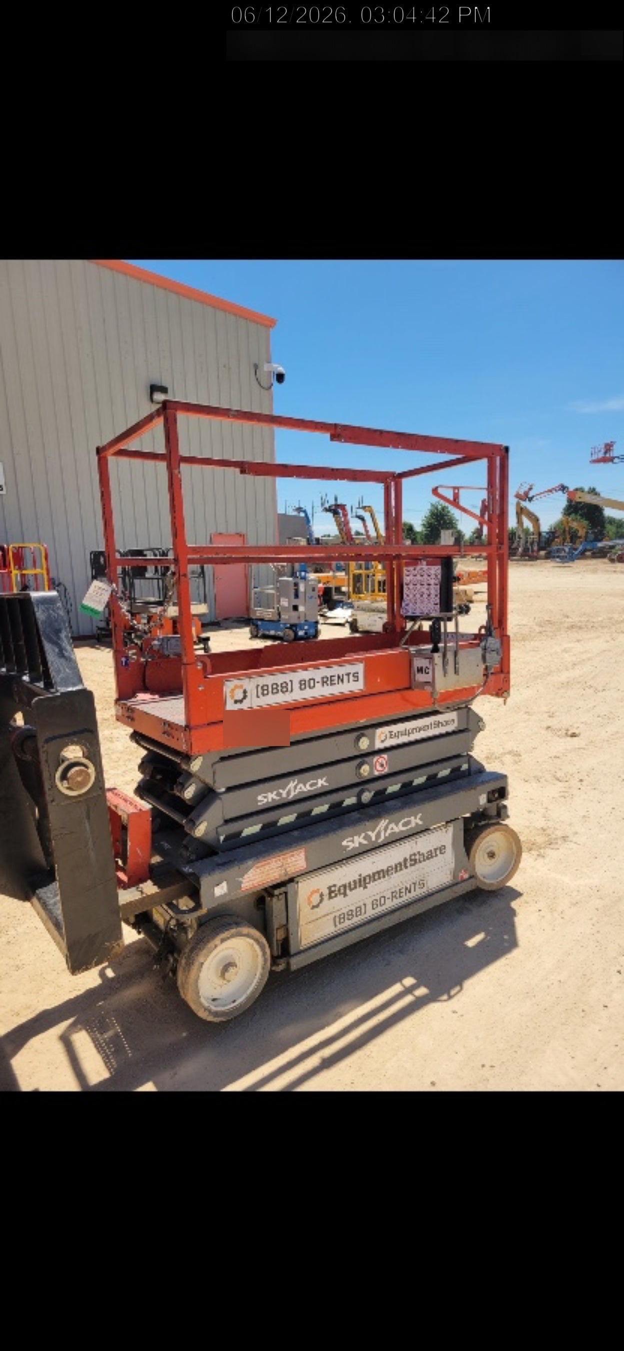 2019 Skyjack SJIII-3219 Standard Options, Trojan Batteries