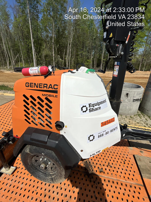 2023 Generac MLT2 Diesel, Flex Switch 120V Input, Powerzone Controller, (4) 320W LED Lights, 4kW Generator, 39.9 Gal Fuel Tank, 2" Ball, T3