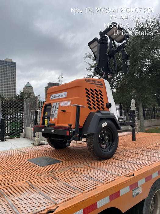 2023 Generac MLT2 Diesel, Flex Switch 120V Input, Powerzone Controller, 
(4) 320W LED Lights, 4kW Generator, 39.9 Gal Fuel Tank, 2" Ball, T3