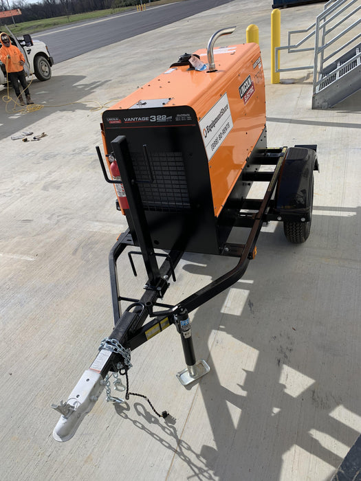 2021 Lincoln Electric Vantage 322 Vantage 322 Ready Pak 3 w/ Decals, ORANGE (includes trailer, cable rack, fender light kit) NO Telematics