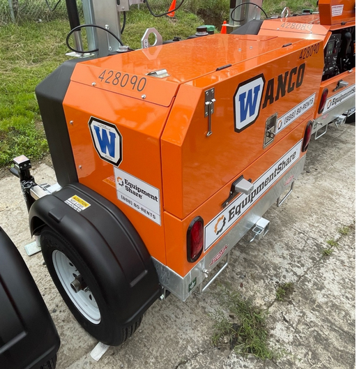 2024 Wanco WLTT-4MM4K Diesel, Deep Sea Controller, Shore Power Plug, Auto Start, (4) 350W LED Floodlights, 4kW Generator, 60 Gal Fuel Tank, 2" Ball, T3