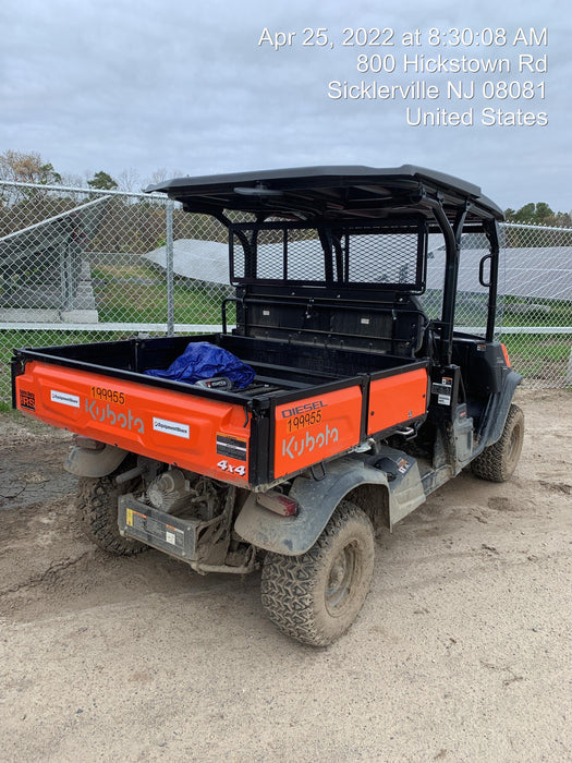 2022 Kubota RTV-X1140W-H Plastic Canopy, Windshield Acrylic Clear, LED Strobe Light, Wire Harness Kit, Back up Alarm