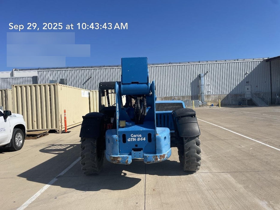 2018 Genie GTH-844 Genie GTH-844D w/Open ROPS, Solid Tires, Work Light/Beacon, 60" Carriage and Forks