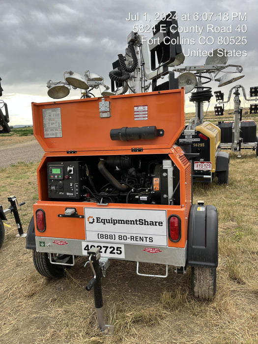 2024 Wanco WLTT-4MM4K Diesel, Deep Sea Controller, Shore Power Plug, Auto Start, (4) 350W LED Floodlights, 4kW Generator, 60 Gal Fuel Tank, 2" Ball, T3