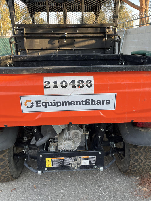 2022 Kubota RTV-X1140W-H Plastic Canopy, Windshield Acrylic Clear, LED Strobe Light, Wire Harness Kit, Back up Alarm