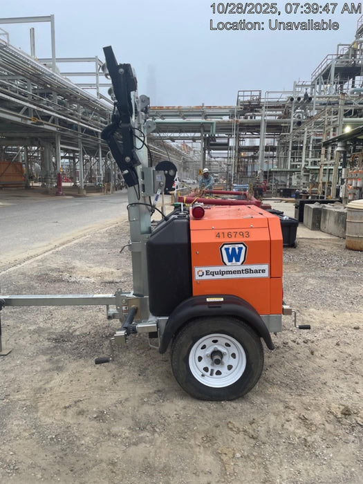 2024 Wanco WLTT-4MM4K Diesel, Deep Sea Controller, Shore Power Plug, Auto Start, (4) 350W LED Floodlights, 4kW Generator, 60 Gal Fuel Tank, 2" Ball, T3