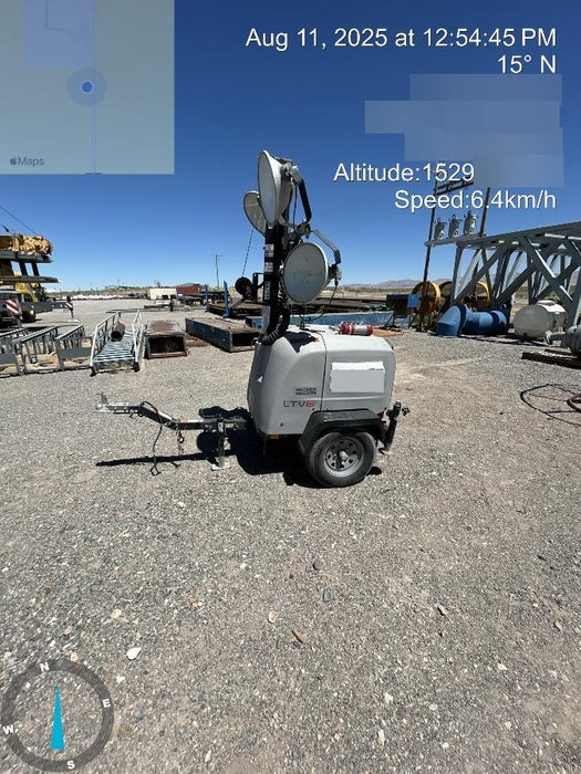 2018 Wacker Neuson LTV6L-MH Wacker Neuson LTV6L Mobile Light Tower w/Fuel Level Sensor Installed