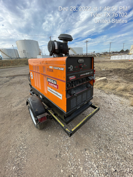 2022 Lincoln Electric Vantage 549X Crosslink Technology, Trailer Mounted, ES Decals, T3