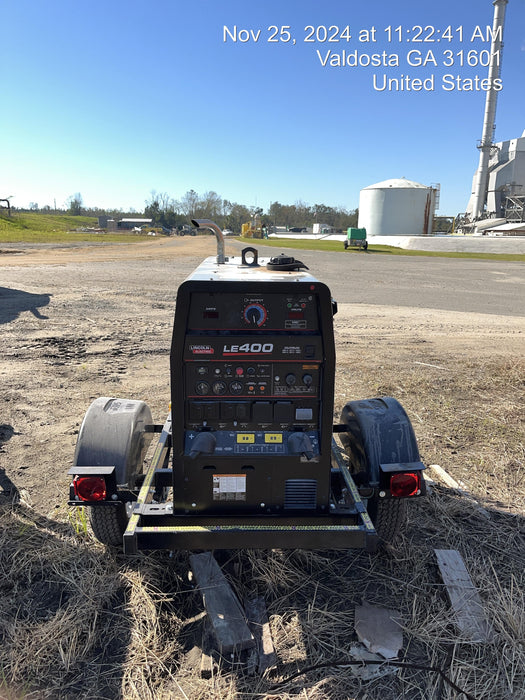 2024 Lincoln Electric LE400 Kubota V1505, Trlr, Cable Rack, Light Kit, ES Decals, T3