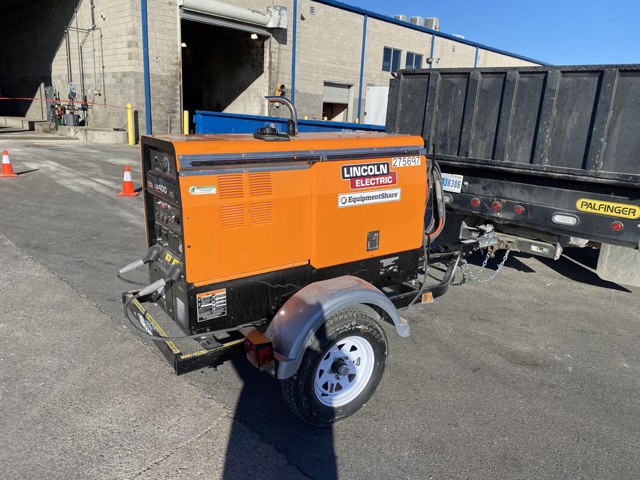 2022 Lincoln Electric LE400 Kubota V1505, Trlr, Cable Rack, Light Kit, ES Decals, T3