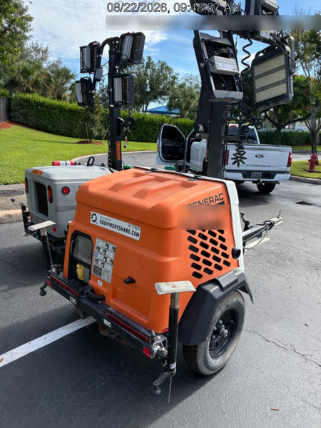 2023 Generac MLT2 Diesel, Flex Switch 120V Input, Powerzone Controller, 
(4) 320W LED Lights, 4kW Generator, 39.9 Gal Fuel Tank, 2" Ball, T3