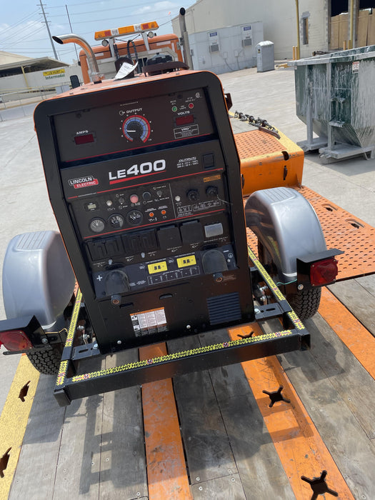 2022 Lincoln Electric LE400 Kubota V1505, Trlr, Cable Rack, Light Kit, ES Decals, T3