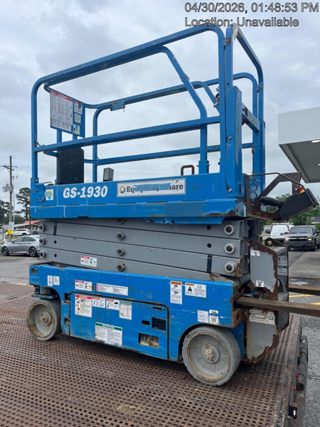 2020 Genie GS-1930 Solid Non Marking Tires, Beacon, Folding rails with half height swing gate