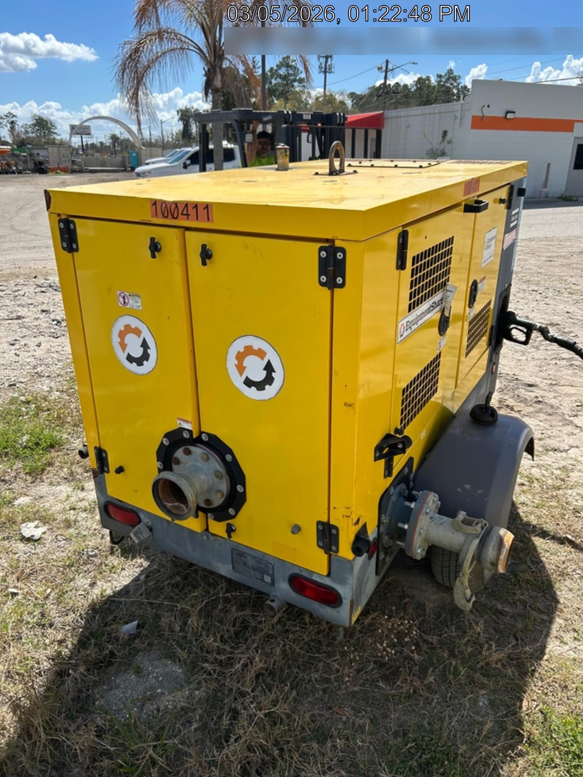 2020 ATLAS COPCO PAS 100 HF CS Enclosed