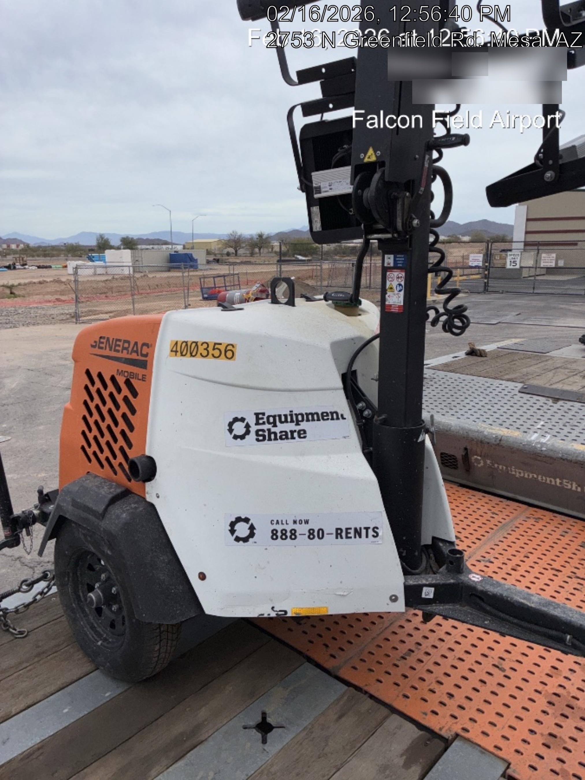2024 Generac MLT2 Diesel, Flex Switch 120V Input, Powerzone Controller, 
(4) 320W LED Lights, 4kW Generator, 39.9 Gal Fuel Tank, 2" Ball, T3