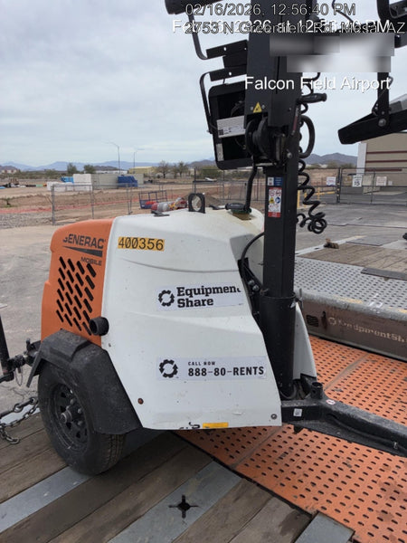 2024 Generac MLT2 Diesel, Flex Switch 120V Input, Powerzone Controller, 
(4) 320W LED Lights, 4kW Generator, 39.9 Gal Fuel Tank, 2" Ball, T3