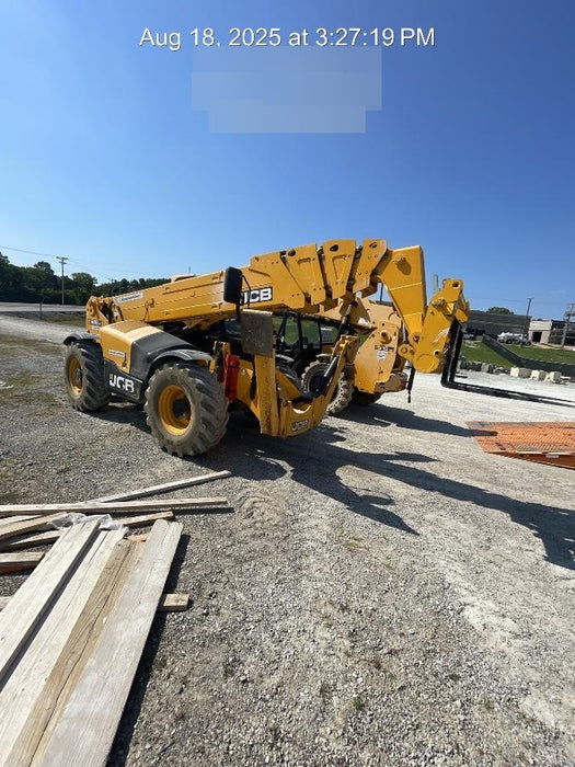 2019 JCB 510-56 Open ROPS, 74 HP, Solid Tires, Worklights, Beacon, Aux Hydraulics, Lifting Eye, 60" Carriage/60" Forks