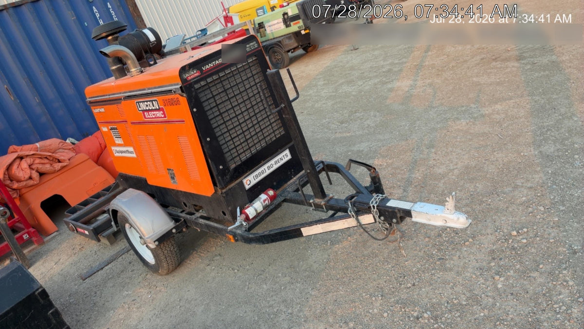 2023 Lincoln Electric Vantage 549X Crosslink Technology, Trailer Mounted, ES Decals, T3