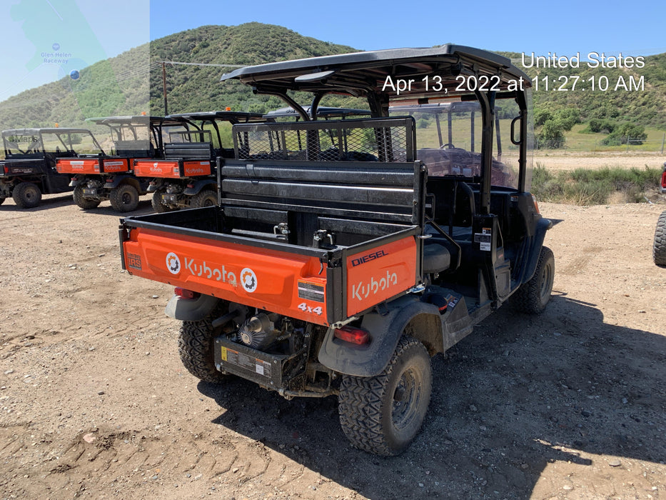 2022 Kubota RTV-X1140W-H Plastic Canopy, Windshield Acrylic Clear, LED Strobe Light, Wire Harness Kit, Back up Alarm