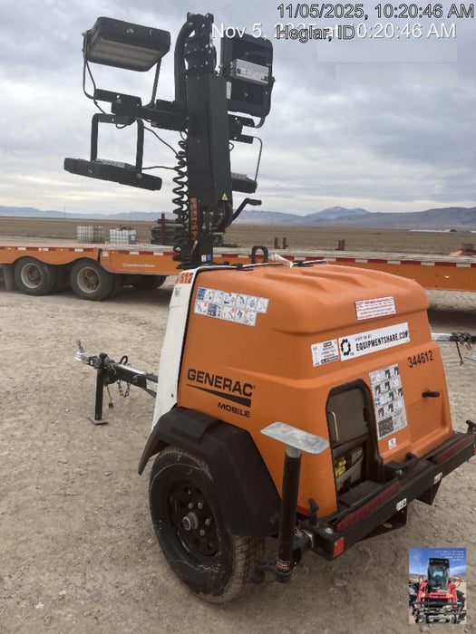 2023 Generac MLT2 Diesel, Flex Switch 120V Input, Powerzone Controller, (4) 320W LED Lights, 4kW Generator, 39.9 Gal Fuel Tank, 2" Ball, T3