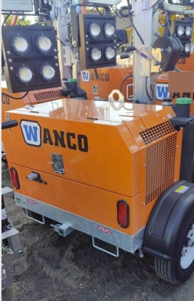 2023 Wanco WLTT-4MM4K Diesel, Deep Sea Controller, Shore Power Plug, Auto Start, (4) 350W LED Floodlights, 4kW Generator, 60 Gal Fuel Tank, 2" Ball, T3