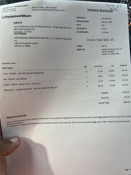 2019 LINCOLN ELECTRIC K3402-2