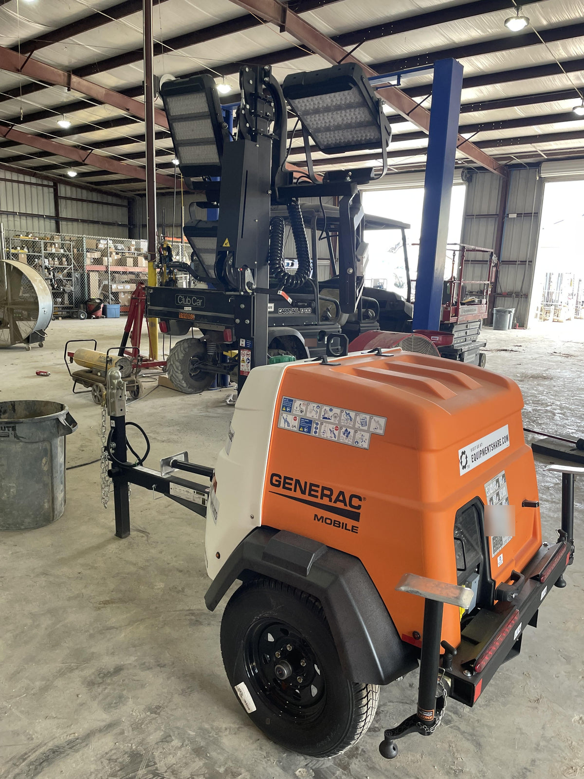 2023 Generac MLT2 Diesel, Flex Switch 120V Input, Powerzone Controller, 
(4) 320W LED Lights, 4kW Generator, 39.9 Gal Fuel Tank, 2" Ball, T3