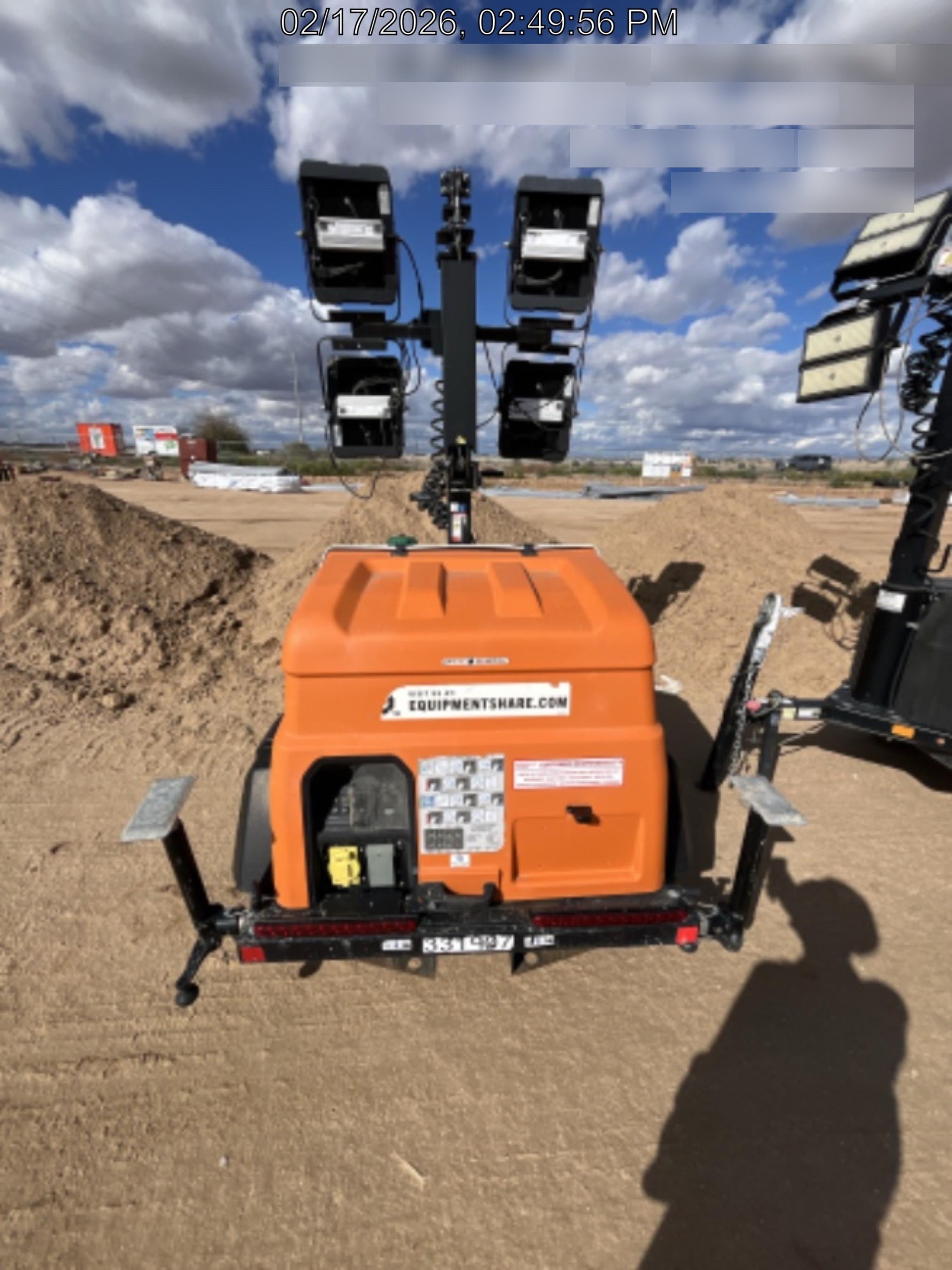 2023 Generac MLT2 Diesel, Flex Switch 120V Input, Powerzone Controller, (4) 320W LED Lights, 4kW Generator, 39.9 Gal Fuel Tank, 2" Ball, T3