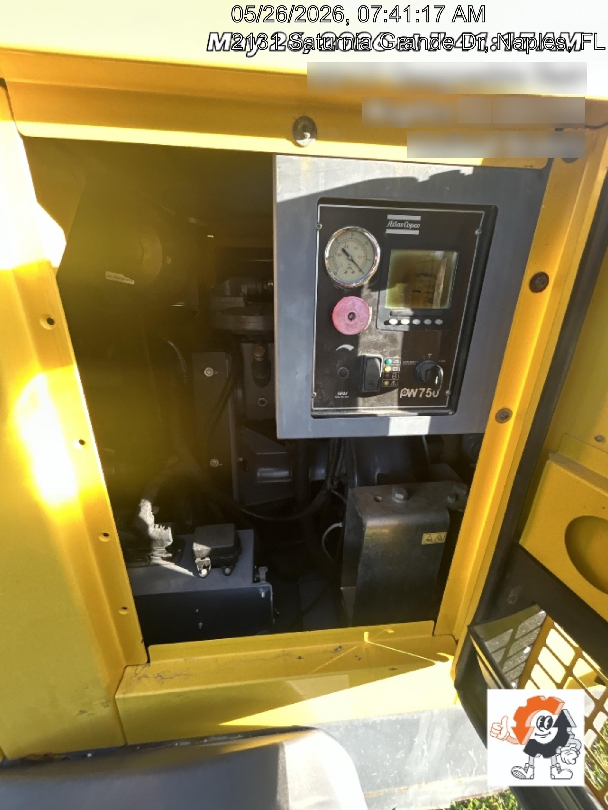 2020 ATLAS COPCO PAS 150 HF CS Enclosed