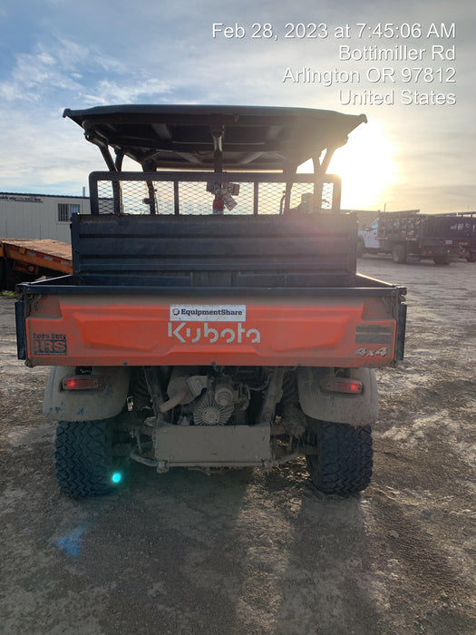 2021 Kubota RTV-X1140W-H Plastic Canopy, Windshield Acrylic Clear, LED Strobe Light, Wire Harness Kit, Back up Alarm