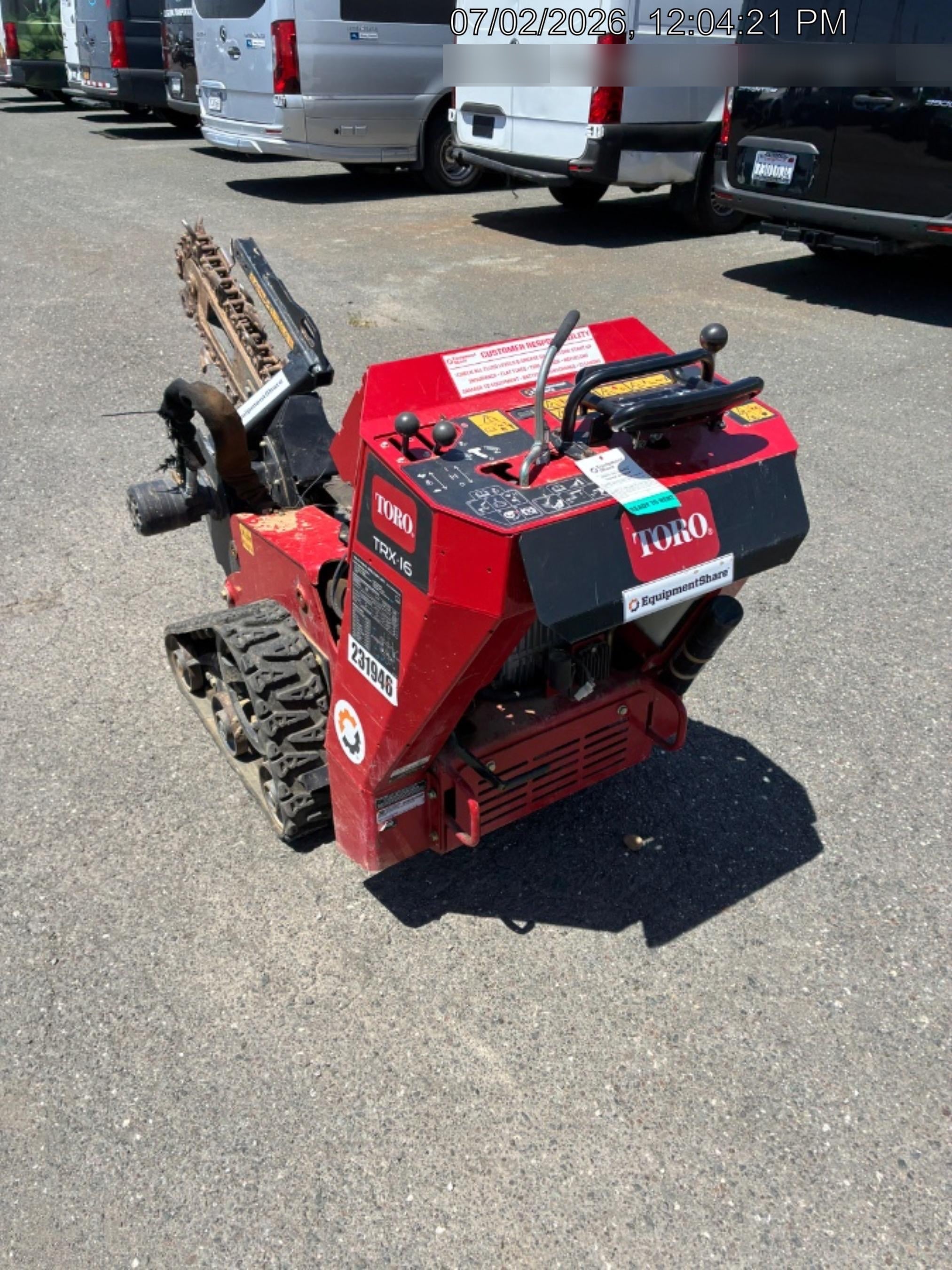 2022 TORO TRX-16