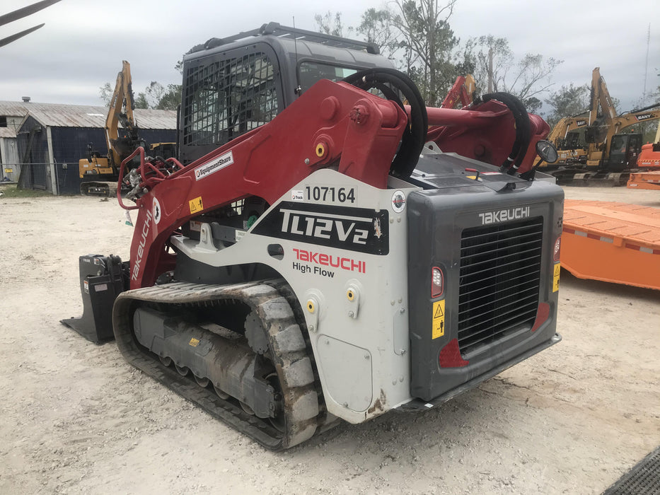 2020 Takeuchi TL12V2-CRH Cab, Rubber Track, & HF