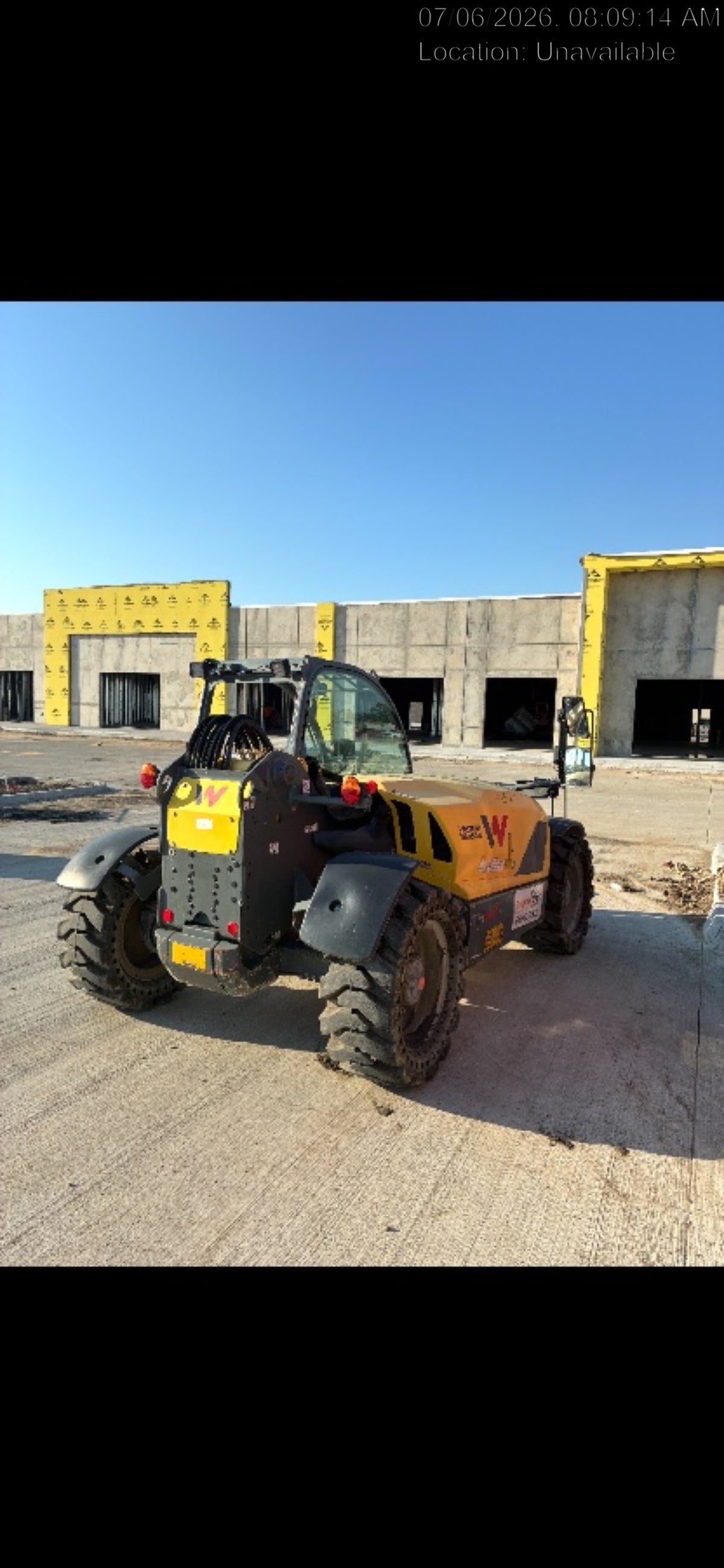 2018 Wacker Neuson TH627 Wacker Neuson TH627 Telehandler w/Canopy, Solid Tires, 48" Carriage and Forks